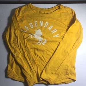 Yellow long sleeve shirt